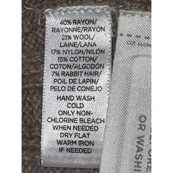 NWT Ann Taylor LOFT Cardigan -‎ Size L - Wool/Cotton/Rayon/Rabbit Hair Blend - Picture 5 of 9